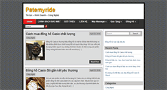 Desktop Screenshot of platemyride.com